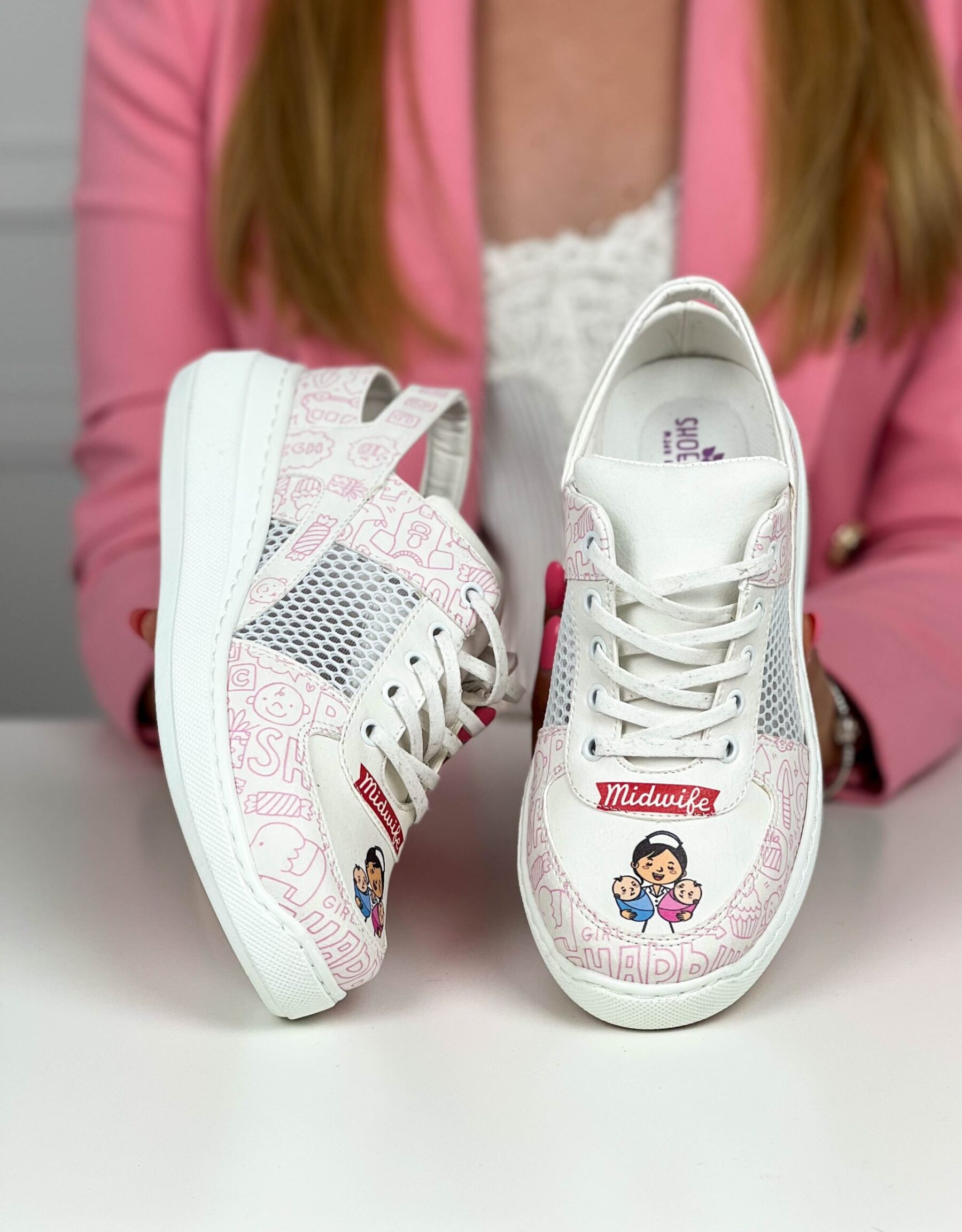 Pantofi de lucru pentru femei Midwife 600017 Adidași de lucru 18