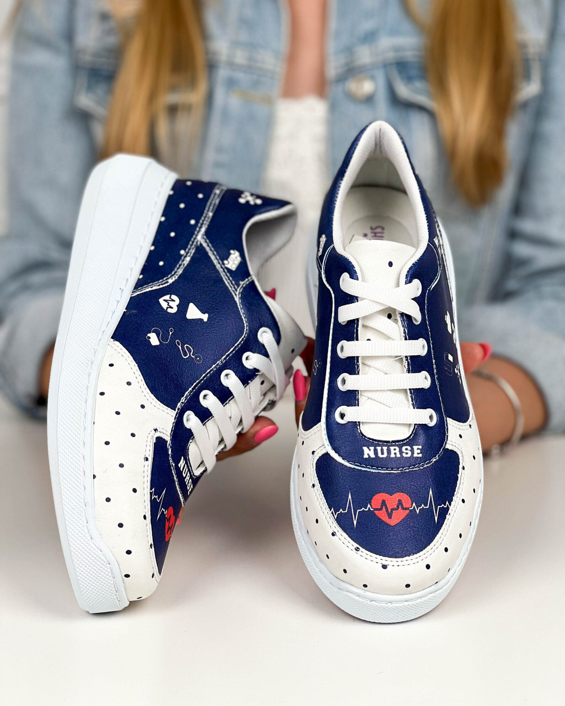 Pantofi de lucru pentru femei Nurse Blue 600001 Adidași de lucru 18