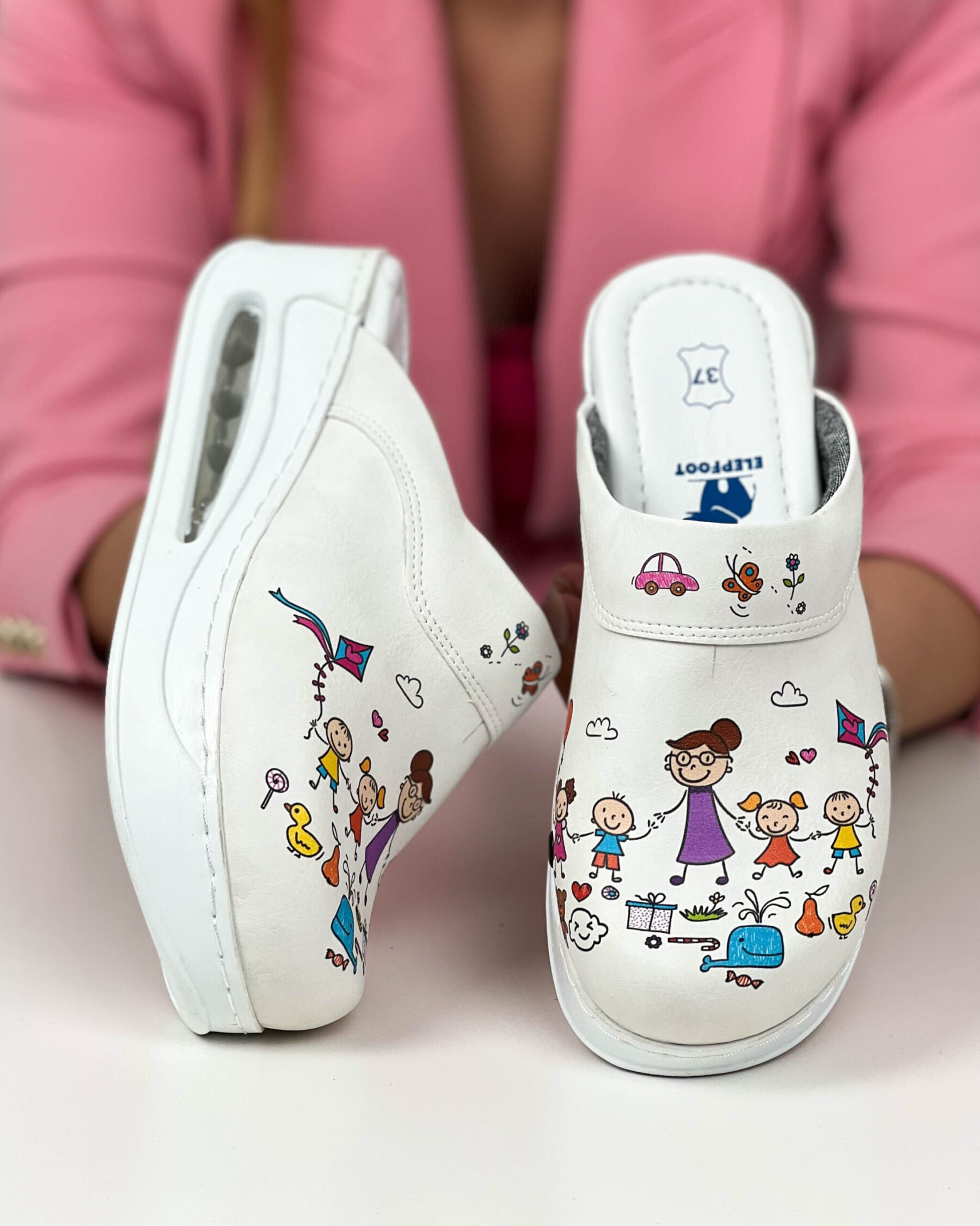 Sabot anatomic de dama Kinder Garden 900009 Saboti medicali cu platformă 17