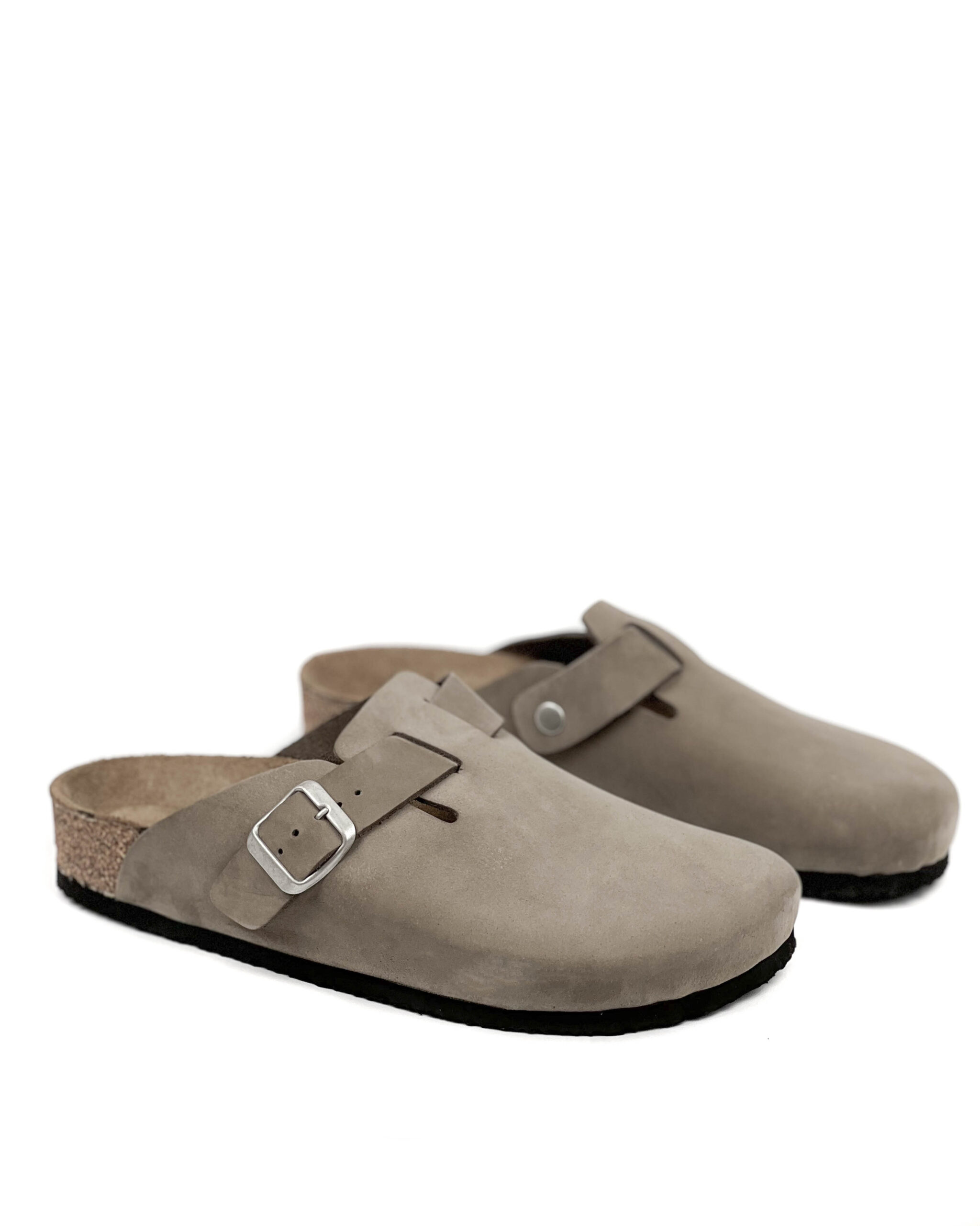 Papuci bărbătești din nubuk natural Papuci bărbați 15 Papuci bărbătești din nubuk natural Papuci bărbați 15