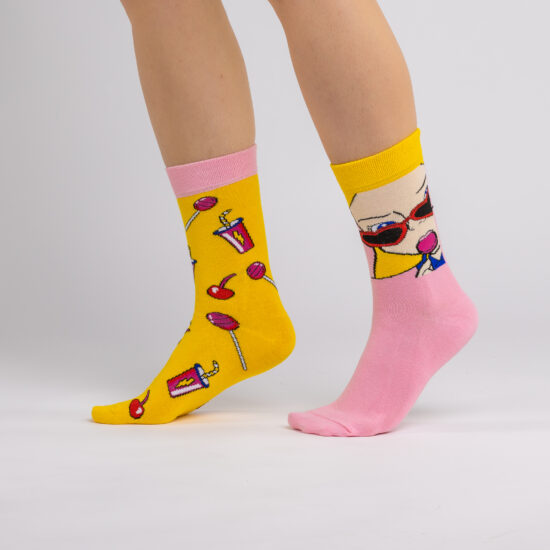 Șosete colorate pentru femei Șosete cu model 2