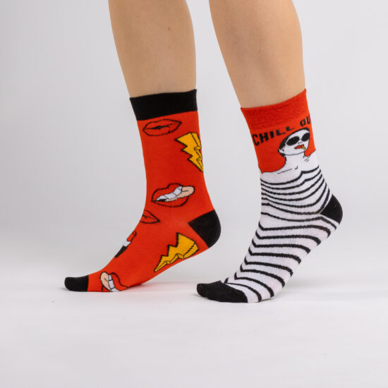 Șosete colorate pentru femei Șosete cu model 2