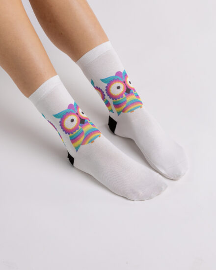 Șosete colorate pentru femei Șosete cu model