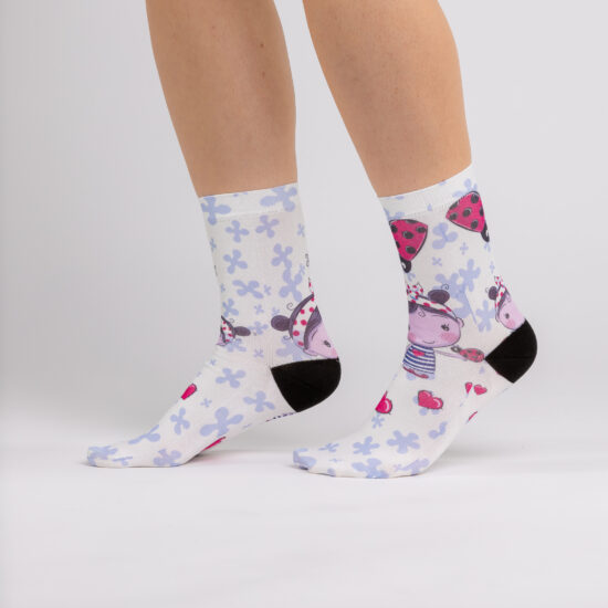 Șosete colorate pentru femei Șosete cu model 2