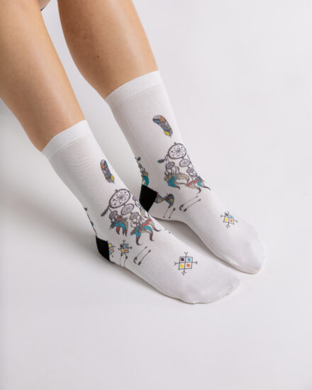 Șosete colorate pentru femei Șosete cu model