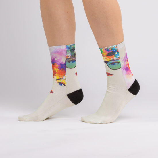 Șosete colorate pentru femei Șosete cu model 2