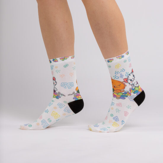 Șosete colorate pentru femei Șosete cu model 2