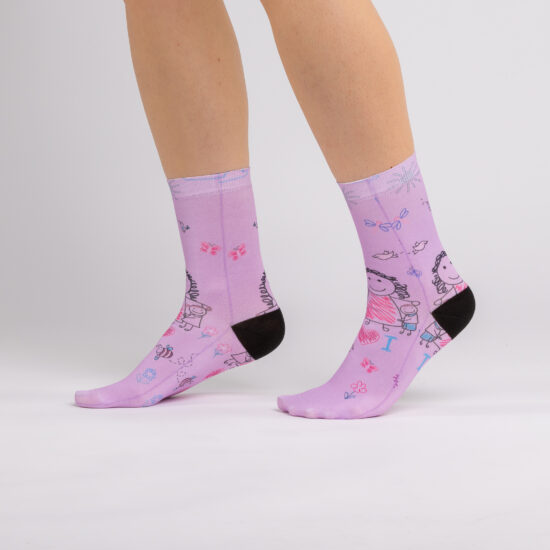 Șosete colorate pentru femei Șosete cu model 2