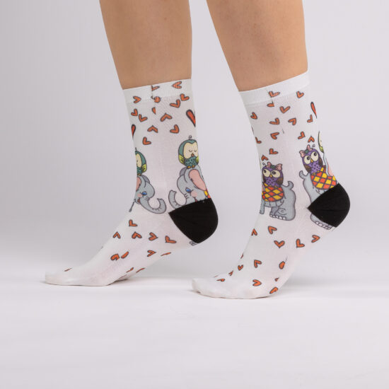 Șosete colorate pentru femei Șosete cu model 2