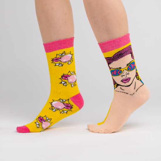 Șosete colorate pentru femei Șosete cu model 2