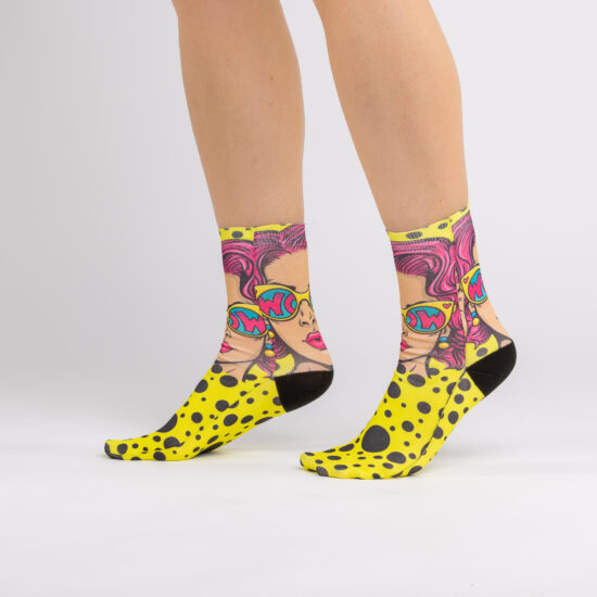 Șosete colorate pentru femei Șosete cu model 2