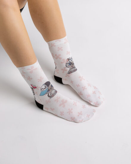 Șosete colorate pentru femei Șosete cu model