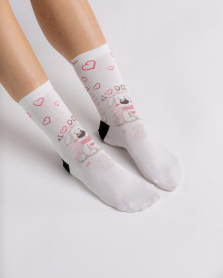 Șosete colorate pentru femei Șosete cu model