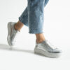 Pantofi sport taupe de damă ușori din piele naturală Sneakers de damă 5 Pantofi sport taupe de damă ușori din piele naturală Sneakers de damă 5