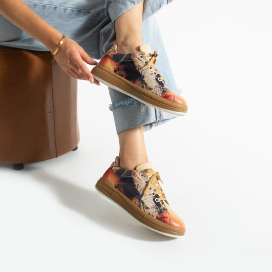 Adidași damă casual din piele colorați Adidași colorați 2