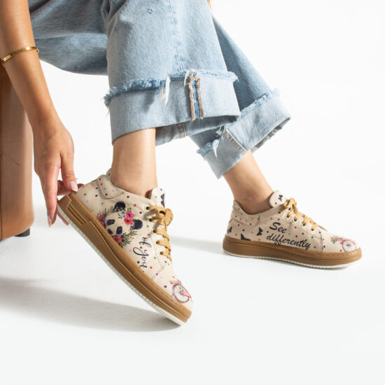 Adidași damă casual din piele colorați Adidași colorați 2