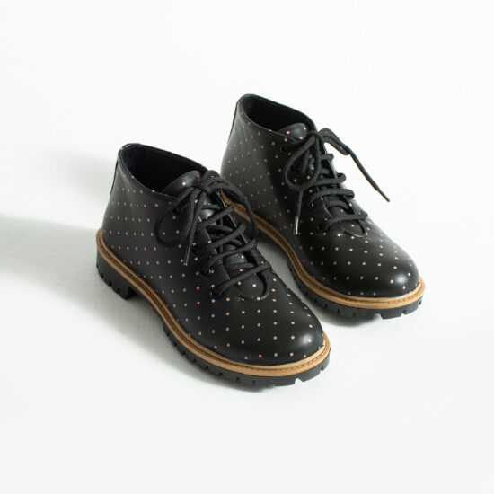 Polka dot Black