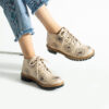 Bocanci damă bej din piele naturală cu design colorat Bocanci damă 6 Bocanci damă bej din piele naturală cu design colorat Bocanci damă 6