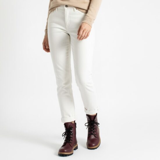 Bocanci damă bordo din piele naturală Bocanci damă 2