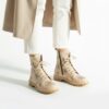 Bocanci damă bej din piele naturală cu design colorat Bocanci damă 5 Bocanci damă bej din piele naturală cu design colorat Bocanci damă 5
