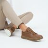 Adidași damă casual din piele verde închis Sneakers de damă 5 Adidași damă casual din piele verde închis Sneakers de damă 5