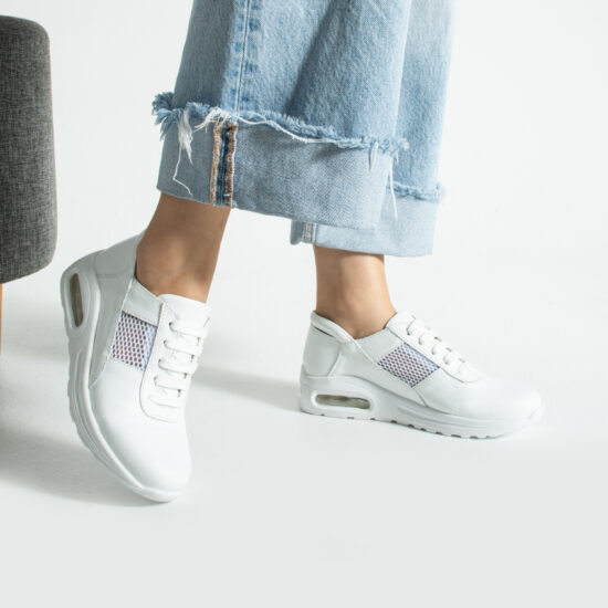 Pantofi anatomici de lucru din piele Adidași colorați Culoare uni 2