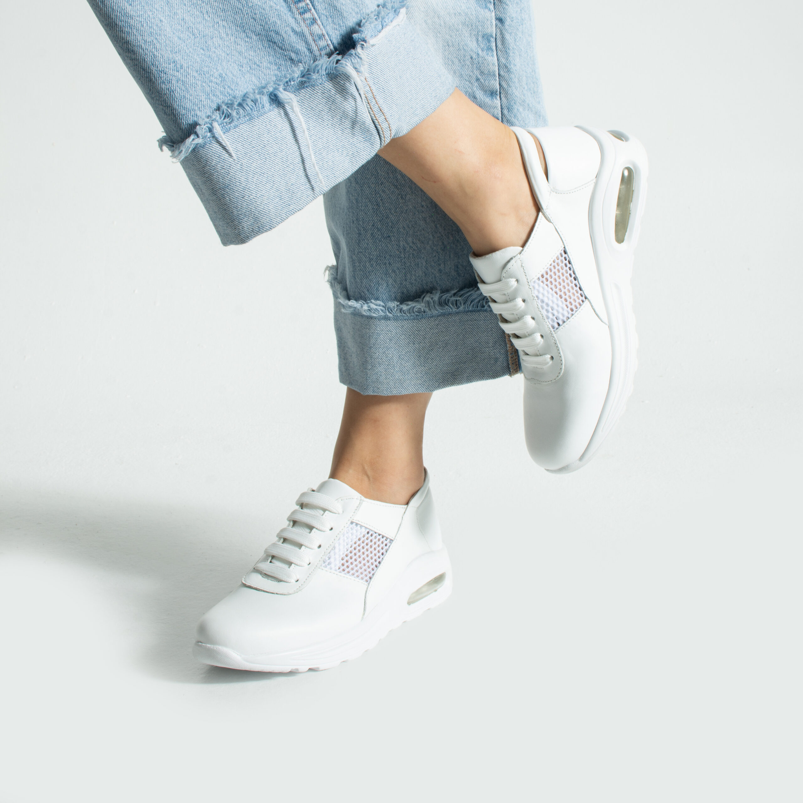 Pantofi anatomici de lucru din piele Adidași medicali de damă Culoare uni 4 Pantofi anatomici de lucru din piele Adidași medicali de damă Culoare uni 4