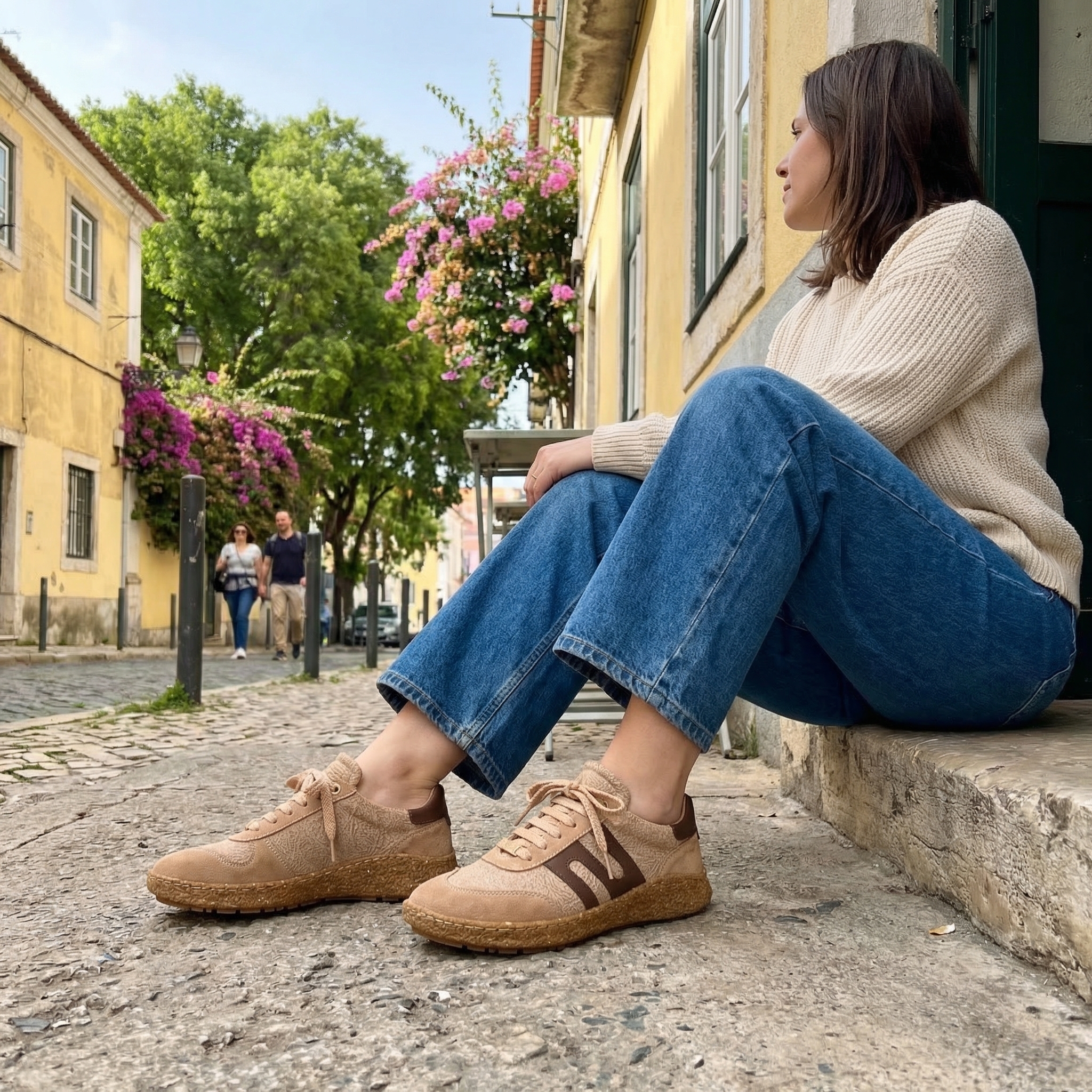 Încălțăminte barefoot damă cu vârf lat – Almond Încălțăminte barefoot pentru femei 4 Încălțăminte barefoot damă cu vârf lat – Almond Încălțăminte barefoot pentru femei 4