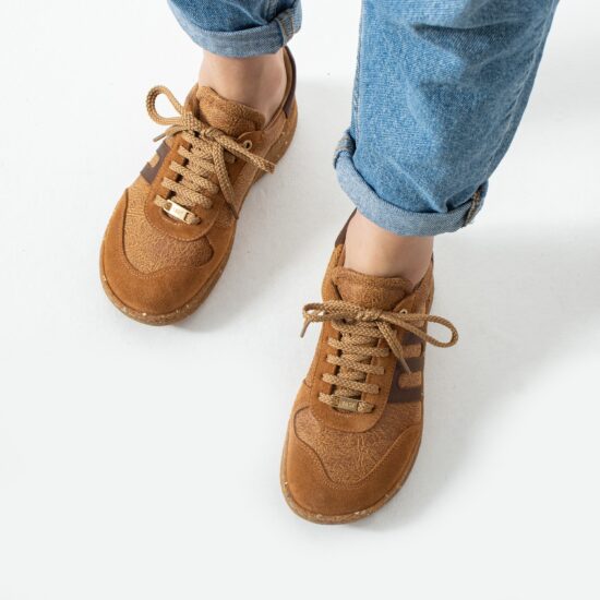 Încălțăminte barefoot damă cu vârf lat – Caramel Adidași colorați 2