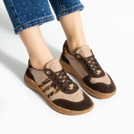 Încălțăminte barefoot damă cu vârf lat – Safari Adidași colorați