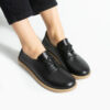 Pantofi casual roz pentru damă din piele naturală cu spumă de memorie Pantofi casual 5 Pantofi casual roz pentru damă din piele naturală cu spumă de memorie Pantofi casual 5