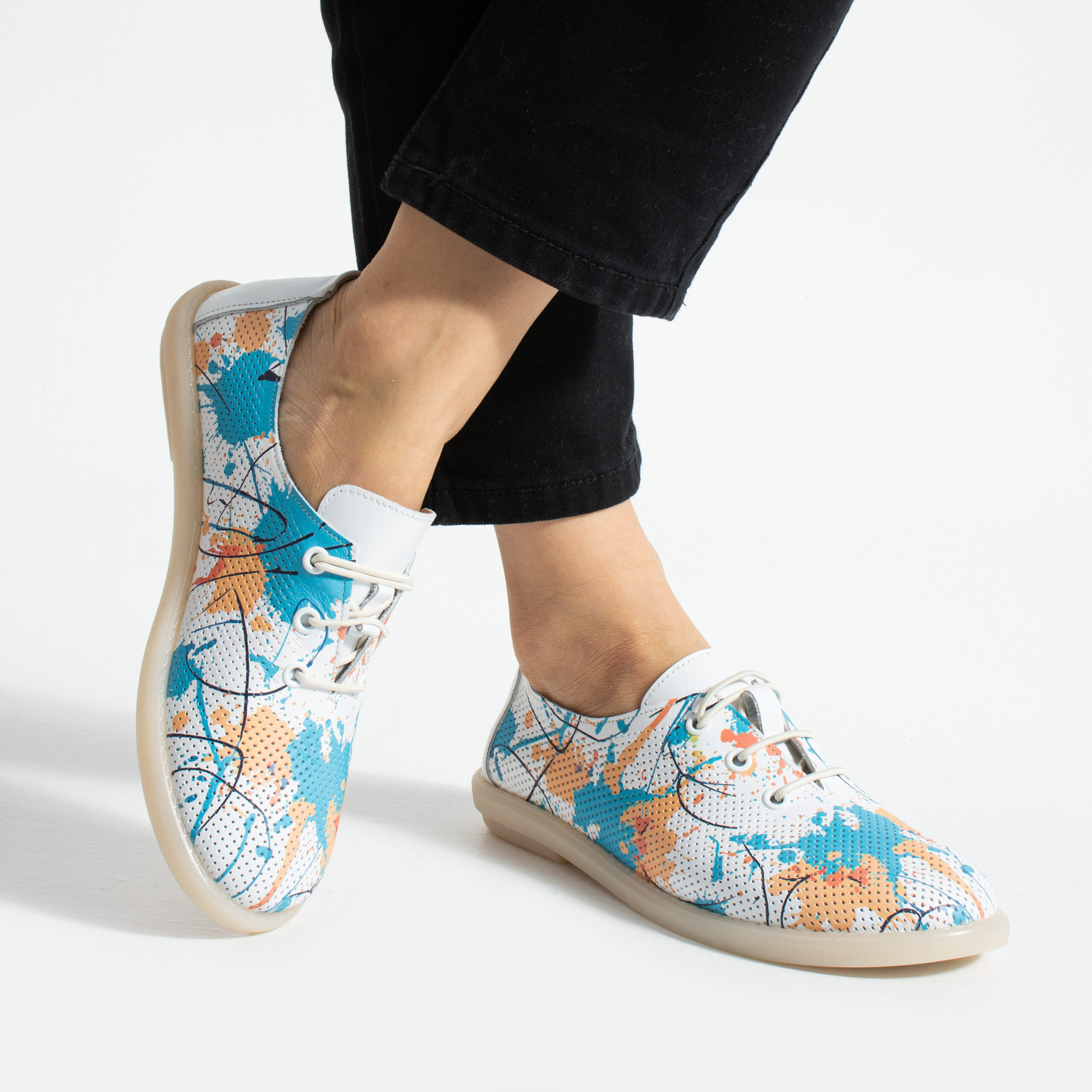 Pantofi casual pentru damă din piele naturală cu spumă de memorie – imprimeu col Pantofi casual 13 Pantofi casual pentru damă din piele naturală cu spumă de memorie – imprimeu col Pantofi casual 13
