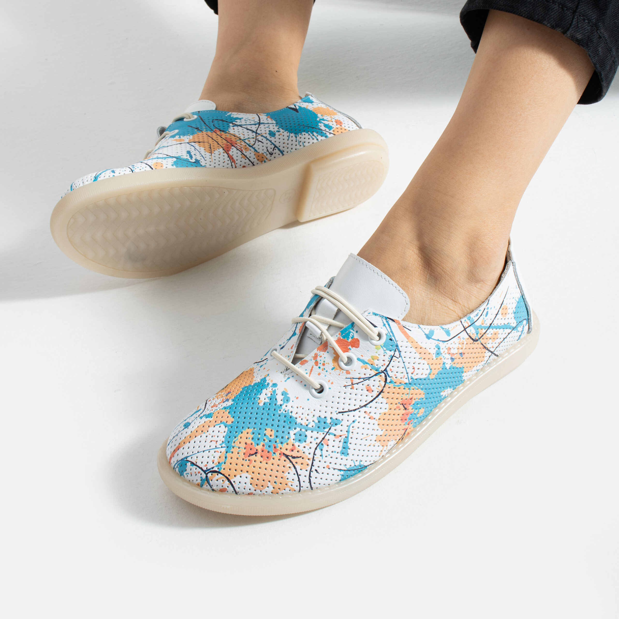 Pantofi casual pentru damă din piele naturală cu spumă de memorie – imprimeu col Pantofi casual 15 Pantofi casual pentru damă din piele naturală cu spumă de memorie – imprimeu col Pantofi casual 15