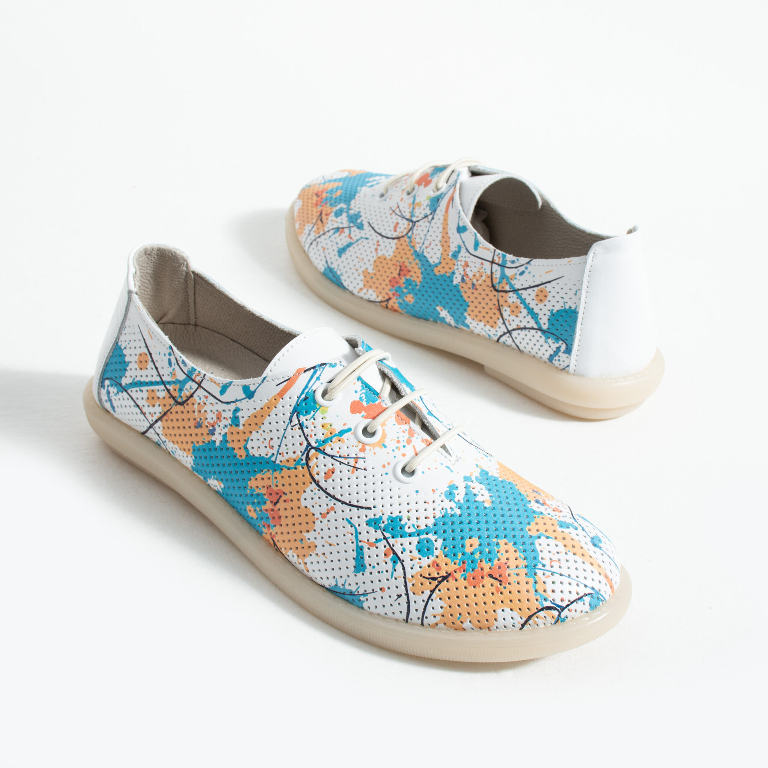 Pantofi casual pentru damă din piele naturală cu spumă de memorie – imprimeu col Pantofi casual 16 Pantofi casual pentru damă din piele naturală cu spumă de memorie – imprimeu col Pantofi casual 16