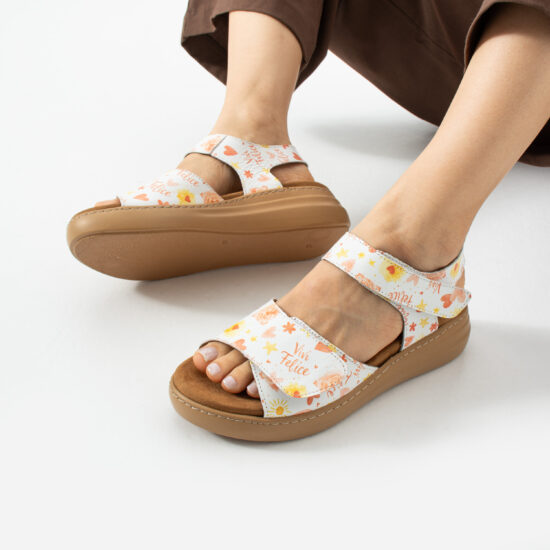Marea Vivi Felice Sandale comode de damă din piele naturală - vedere laterală