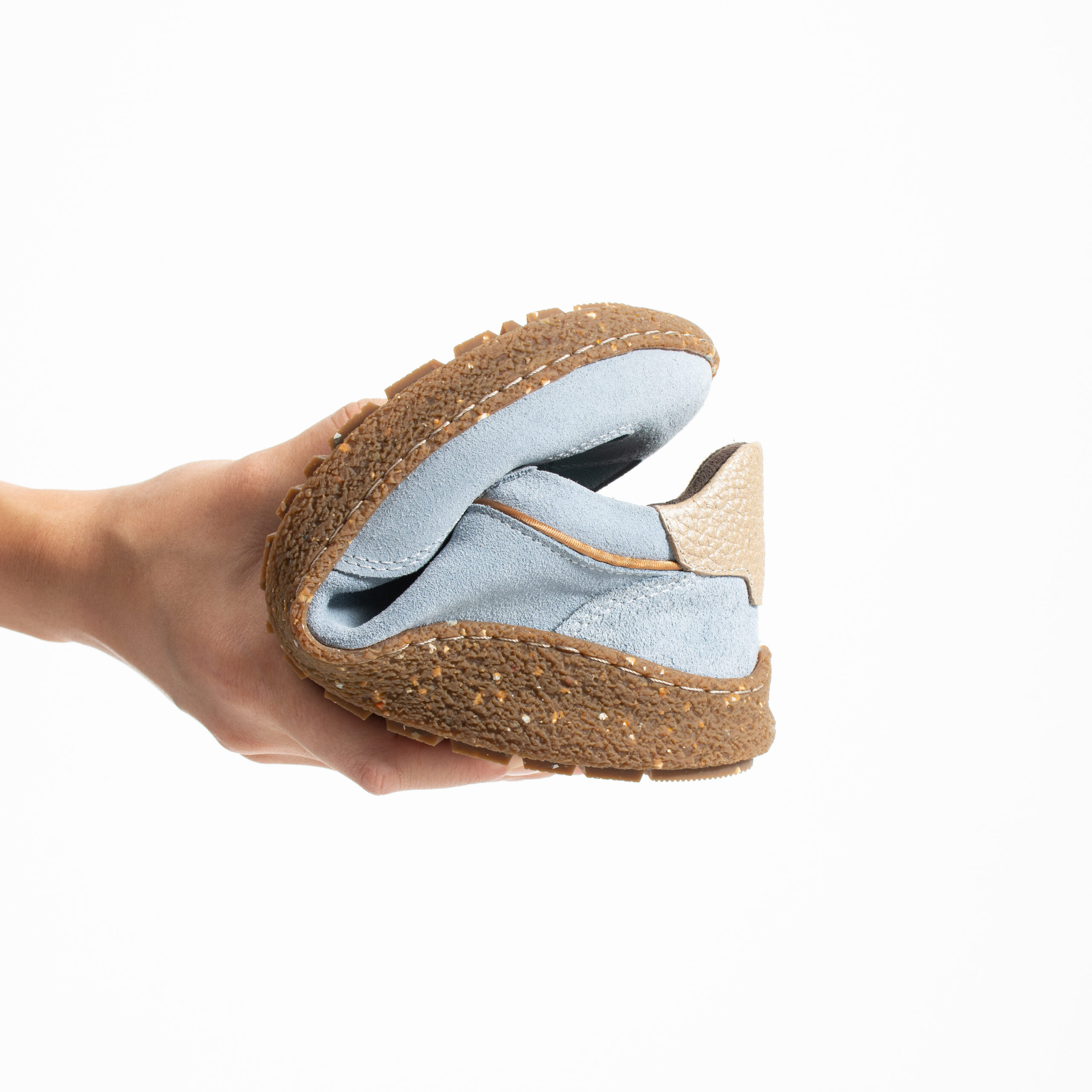 Încălțăminte barefoot damă din piele întoarsă cu vârf lat Sneakers de damă 8 Încălțăminte barefoot damă din piele întoarsă cu vârf lat - detaliu