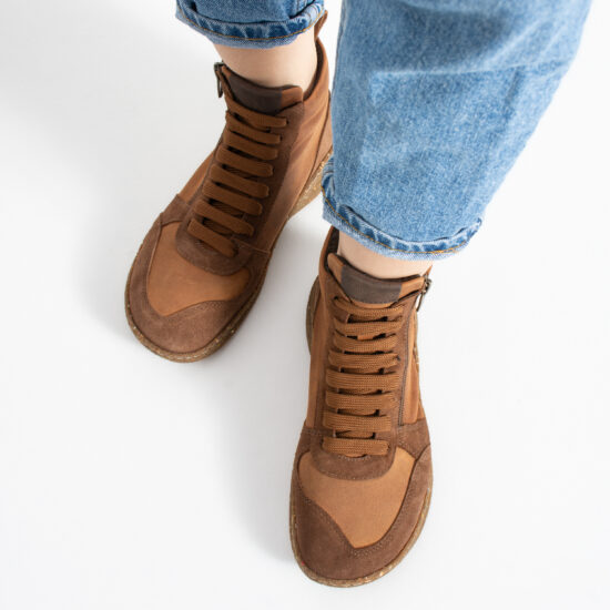 Ghete și bocanci de damă - TSL Barefoot North Caramel