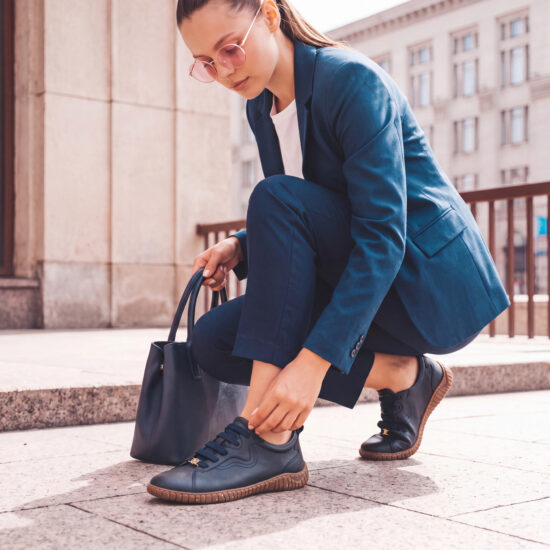 Încălțăminte barefoot damă din piele naturală cu vârf lat Încălțăminte barefoot pentru femei 2