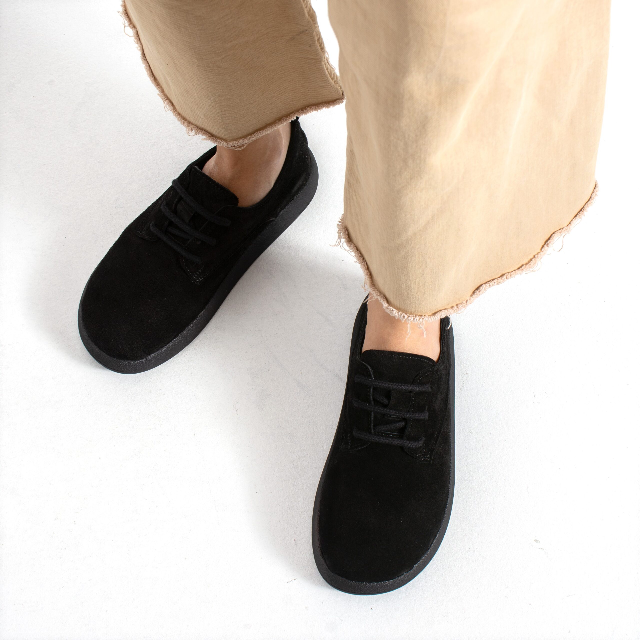 Pantofi de damă din piele naturală întoarsă cu spumă de memorie Pantofi casual de damă 3 Pantofi de damă din piele naturală întoarsă cu spumă de memorie Pantofi casual de damă 3