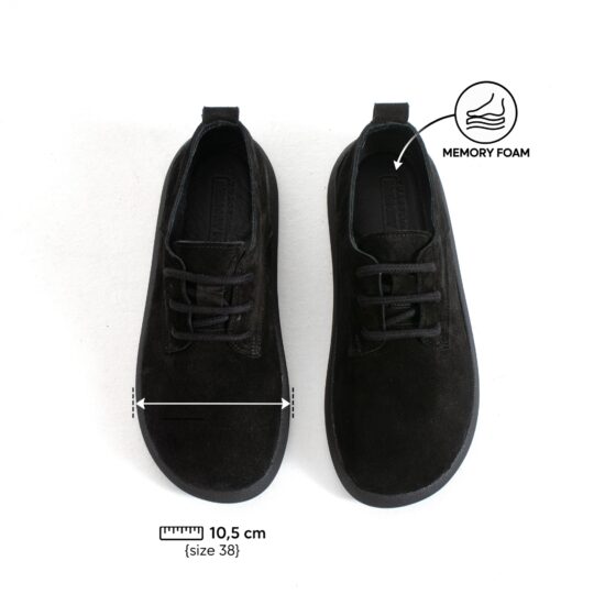 Pantofi de damă din piele naturală întoarsă cu spumă de memorie Pantofi casual de damă 15 Pantofi de damă din piele naturală întoarsă cu spumă de memorie Pantofi casual de damă 15