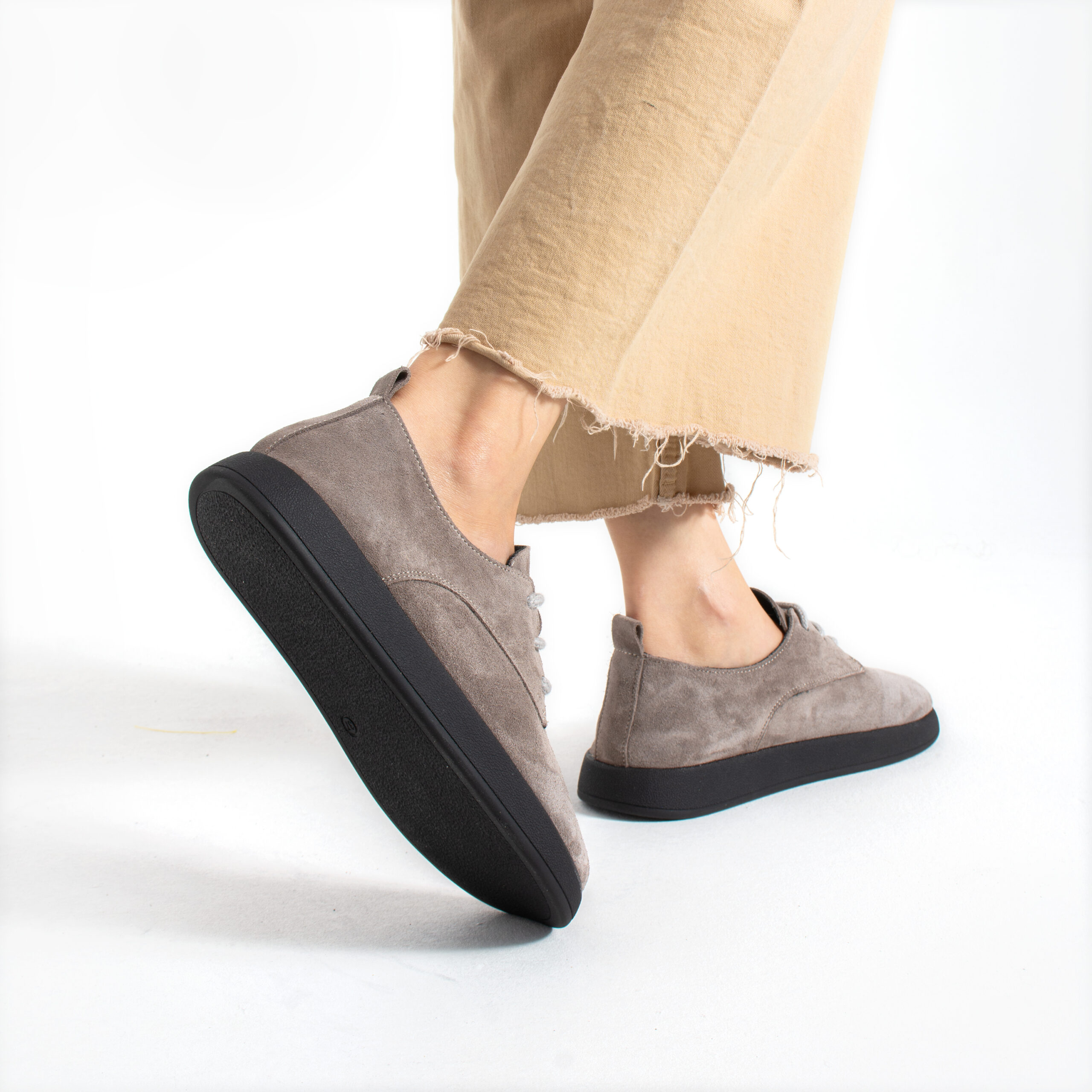 Pantofi de damă din piele naturală întoarsă cu spumă de memorie Pantofi casual de damă 5 Pantofi de damă din piele naturală întoarsă cu spumă de memorie Pantofi casual de damă 5