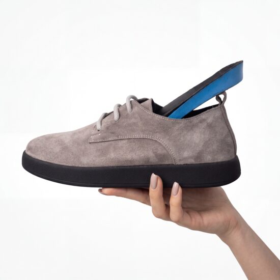 Pantofi de damă din piele naturală întoarsă cu spumă de memorie Pantofi casual de damă 16 Pantofi de damă din piele naturală întoarsă cu spumă de memorie Pantofi casual de damă 16
