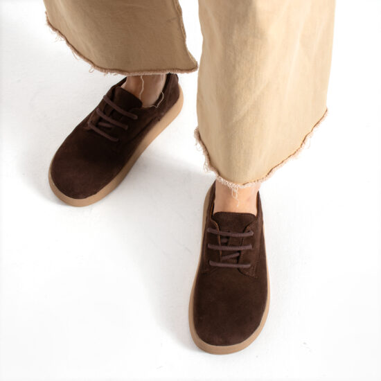 Pantofi de damă din piele naturală întoarsă cu spumă de memorie Pantofi casual de damă 13