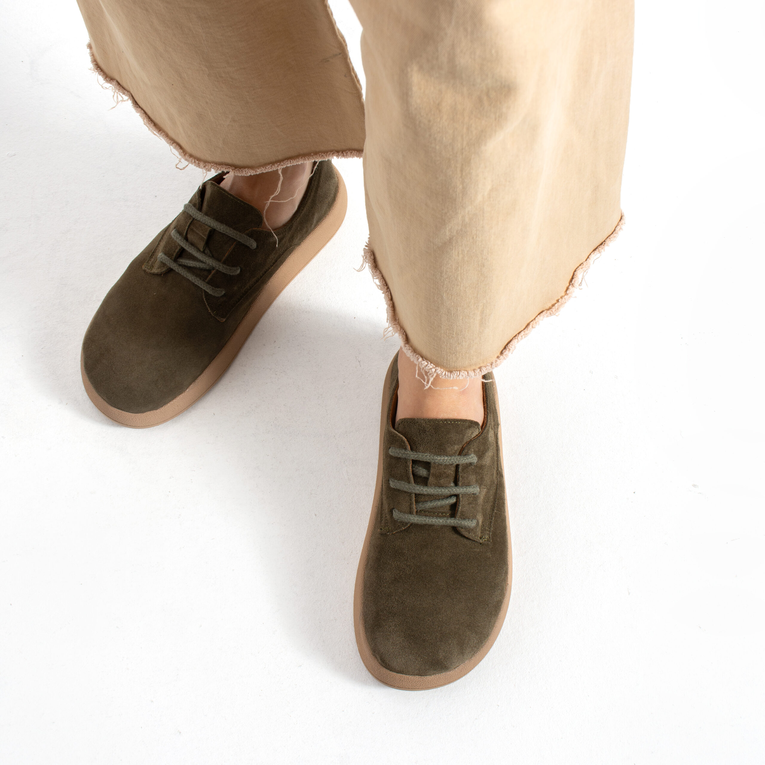 Pantofi de damă din piele naturală întoarsă cu spumă de memorie Pantofi casual de damă 2 Pantofi de damă din piele naturală întoarsă cu spumă de memorie Pantofi casual de damă 2