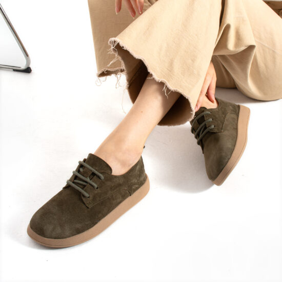 Pantofi de damă din piele naturală întoarsă cu spumă de memorie Pantofi casual de damă 13 Pantofi de damă din piele naturală întoarsă cu spumă de memorie Pantofi casual de damă 13