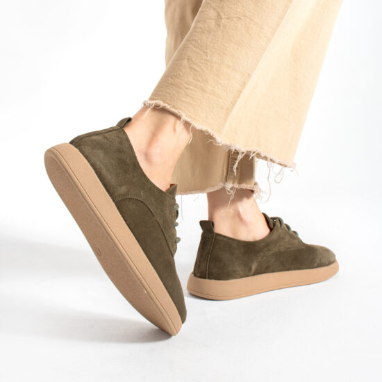 Pantofi de damă din piele naturală întoarsă cu spumă de memorie Pantofi casual de damă 14 Pantofi de damă din piele naturală întoarsă cu spumă de memorie Pantofi casual de damă 14