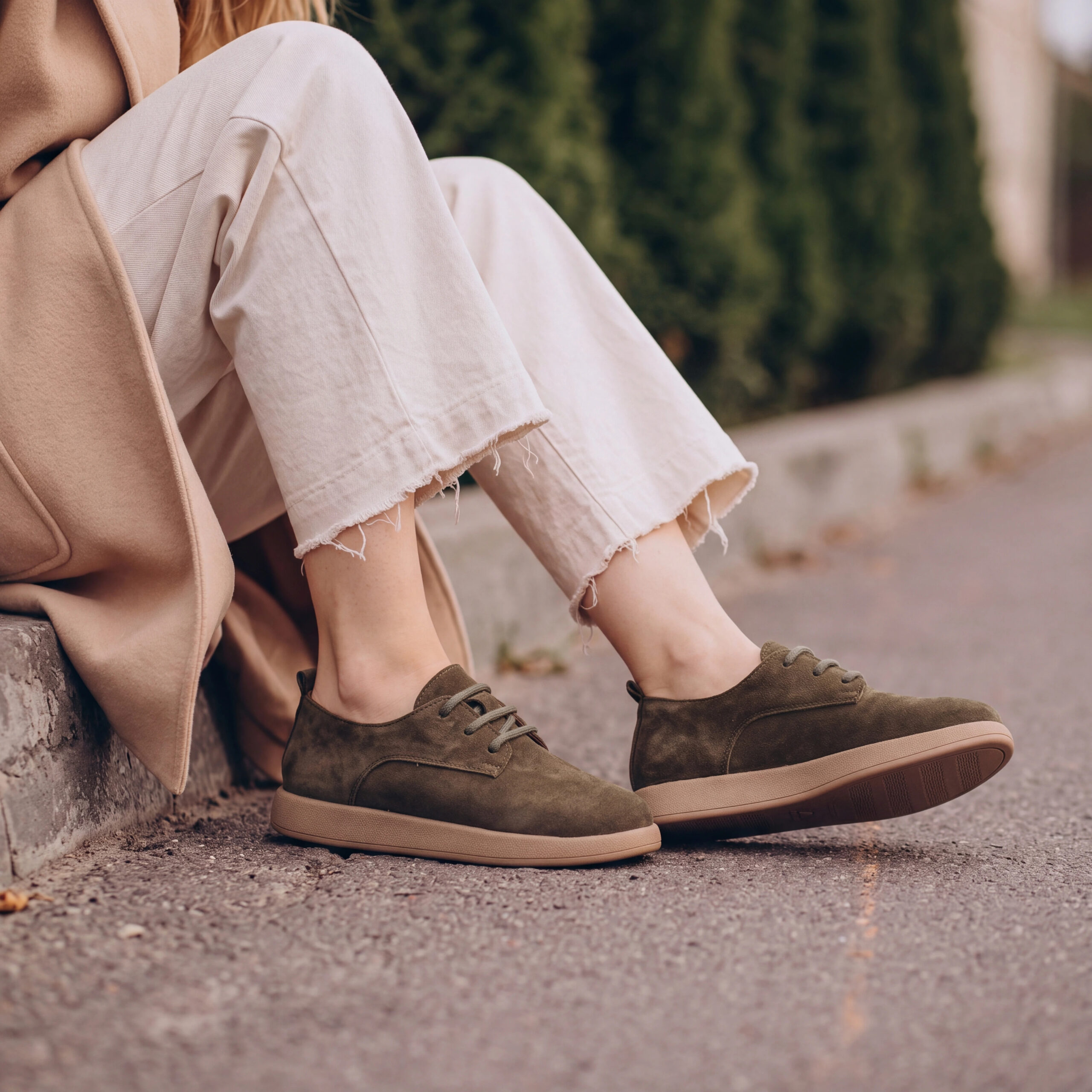Pantofi de damă din piele naturală întoarsă cu spumă de memorie Pantofi casual de damă 9 Pantofi de damă din piele naturală întoarsă cu spumă de memorie Pantofi casual de damă 9