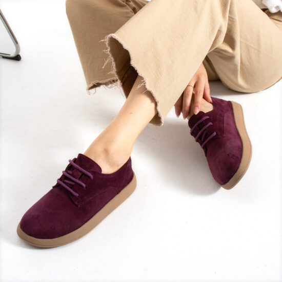 Pantofi de damă din piele naturală întoarsă cu spumă de memorie Pantofi casual de damă 13