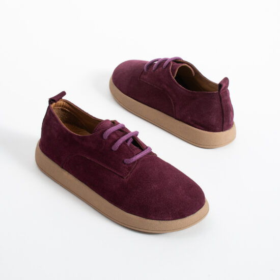 Pantofi de damă din piele naturală întoarsă cu spumă de memorie Pantofi casual de damă 17