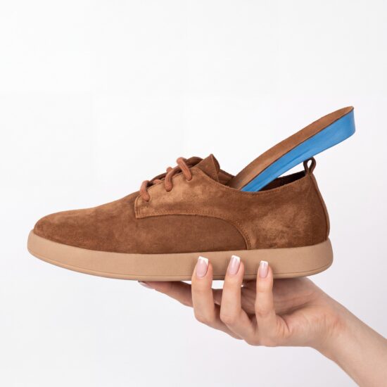 Pantofi de damă din piele naturală întoarsă cu spumă de memorie Pantofi casual de damă 17 Pantofi de damă din piele naturală întoarsă cu spumă de memorie Pantofi casual de damă 17